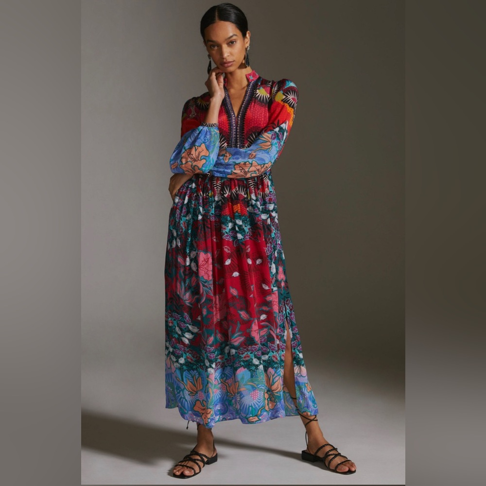 Anthropologie Bhanuni by Jyoti Ronika Maxi Dress in 00P - SOLD
